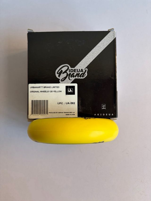 Ruedas Scooter Urbanartt 125mm Amarillas