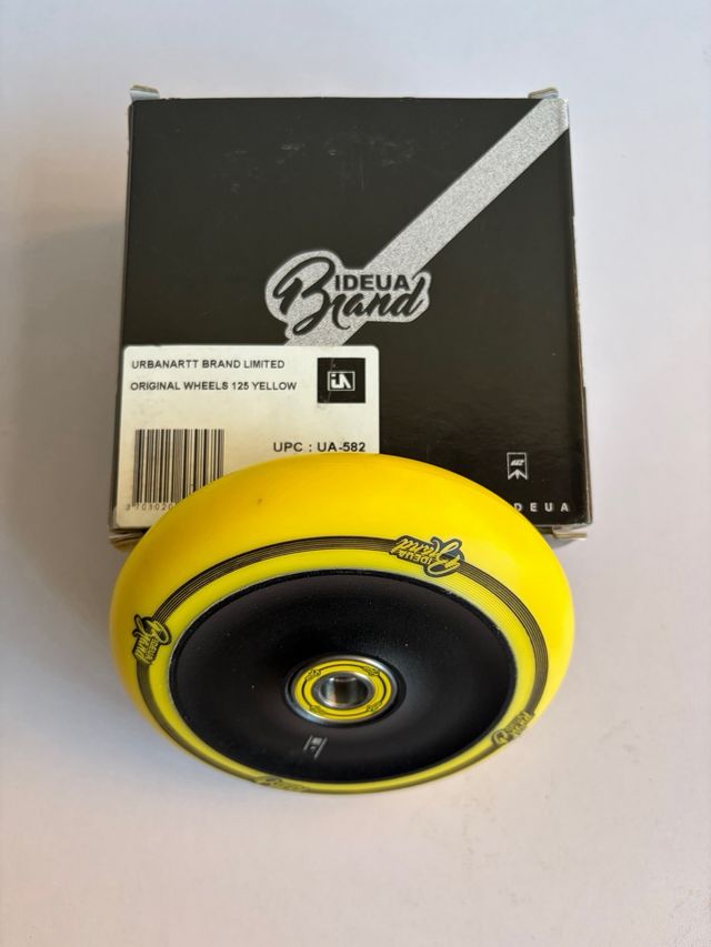 Ruedas Scooter Urbanartt 125mm Amarillas