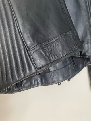 Cazadora Piel Negra Pull&Bear
