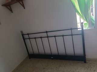 Cabecero de forja negro de 150