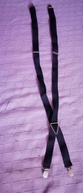 Tirantes negros para hombre