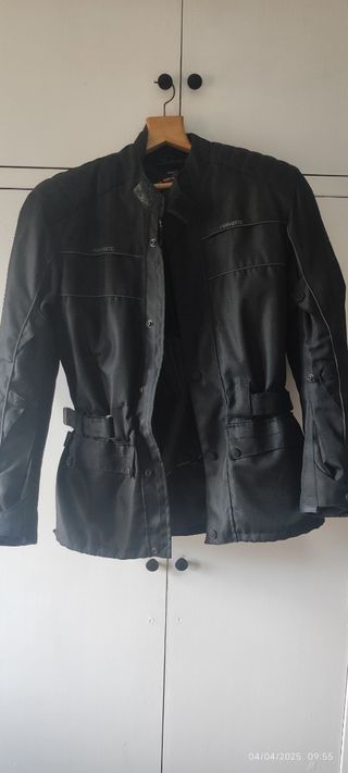 Chaqueta de Moto Negra