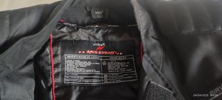 Chaqueta de Moto Negra