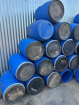 Bidón Plástico Azul 180L