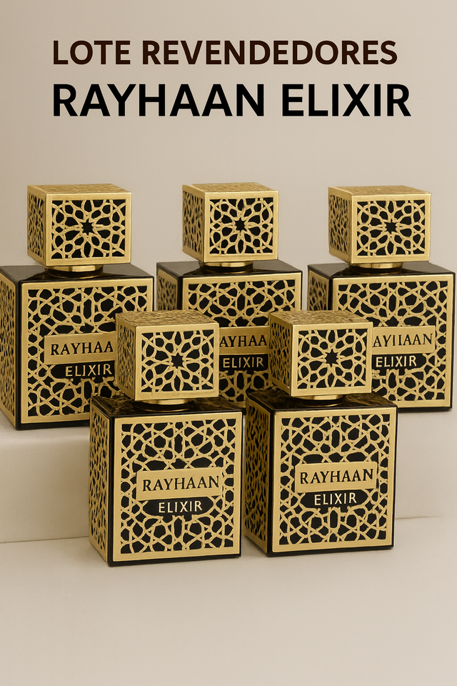 Lote Rayhaan Elixir Perfumes para Revendedores