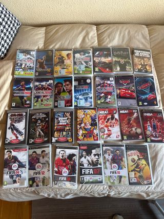Juegos PSP: Fútbol y Acción