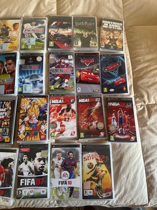 Juegos PSP: Fútbol y Acción
