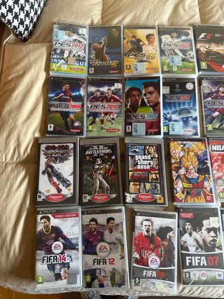 Juegos PSP: Fútbol y Acción