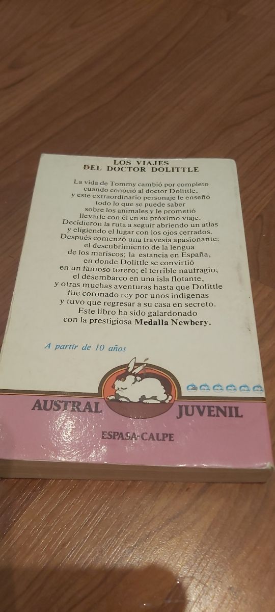 Libro. Los viajes del doctor Dolittle