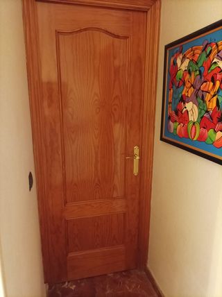 Puerta de madera interior