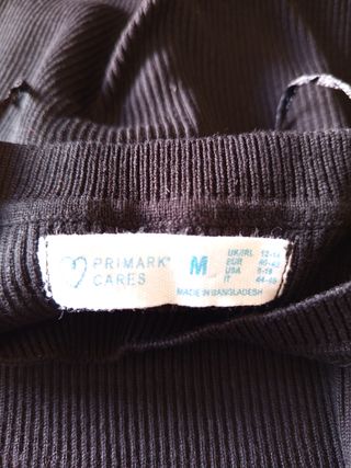 Vestido Negro Primark Talla M