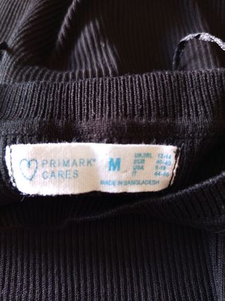 Vestido Negro Primark Talla M