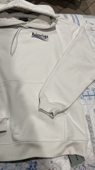 Felpa Balenciaga Originale Bianca
