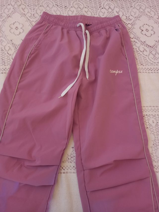 Pantalón chándal niña rosa