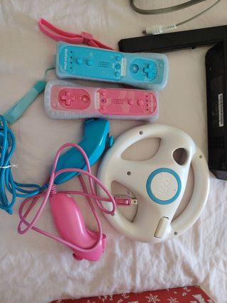 Consola Nintendo Wii Negra con Volante