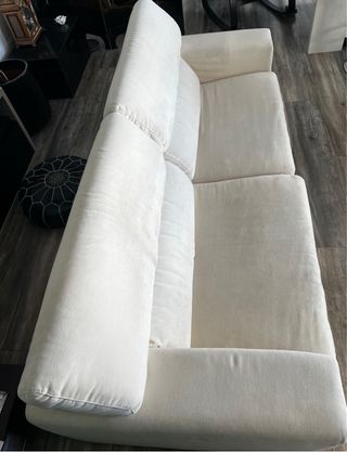 Sofá beige 2 plazas extensible