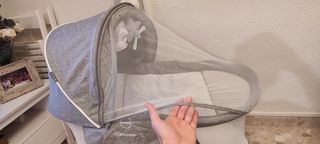 Cuna de viaje Kinderkraft LOVI gris