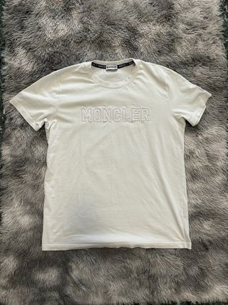 Maglia Moncler bianca Uomo
