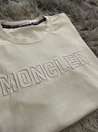 Maglia Moncler bianca Uomo