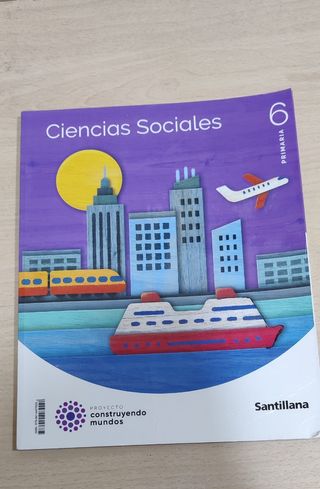 Libros y cuadernillos de 6 de primaria. 

