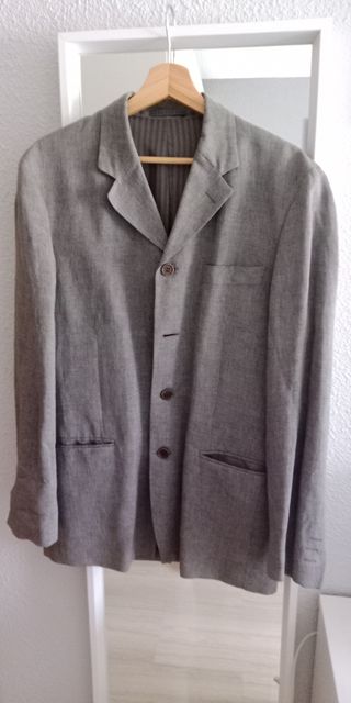 Chaqueta Zara Caballero Talla 40 Gris
