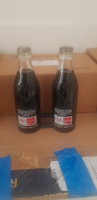 Coca-Cola Bottiglie 50° anniversario