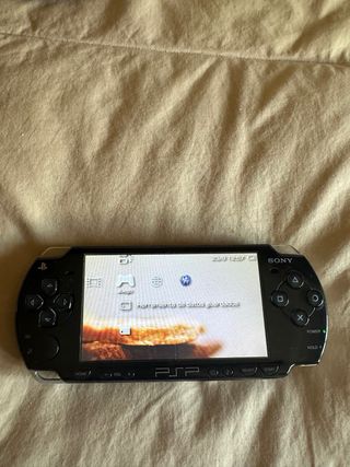 Consola Sony PSP Negra + Cargador y Funda