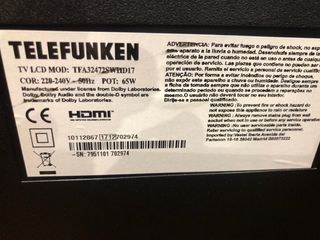 Smart TV Telefunken 32 Negra