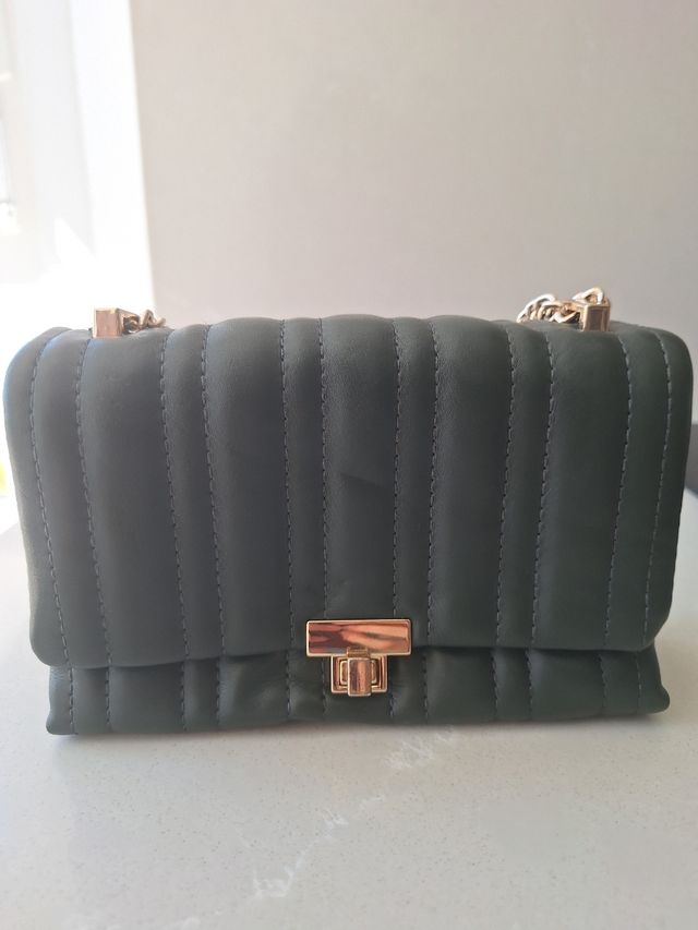 Bolso NUEVO Zara Verde caqui