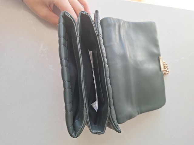 Bolso NUEVO Zara Verde caqui