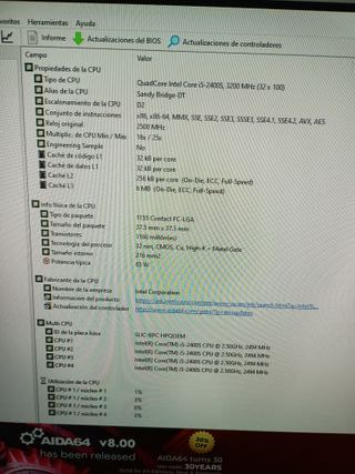 Ordenador HP 8200 Elite USDT MUY SILENCIOSO 