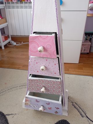 Cajonera Triángulo Decorada