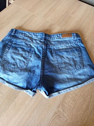 Pantalones cortos vaqueros mujer talla 40