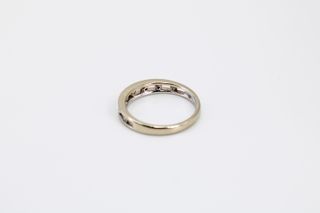 Anillo De Oro Blanco De 18K Con Diamantes.. Ref: 023-01-00314