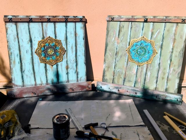 Colgador Fotos Madera.