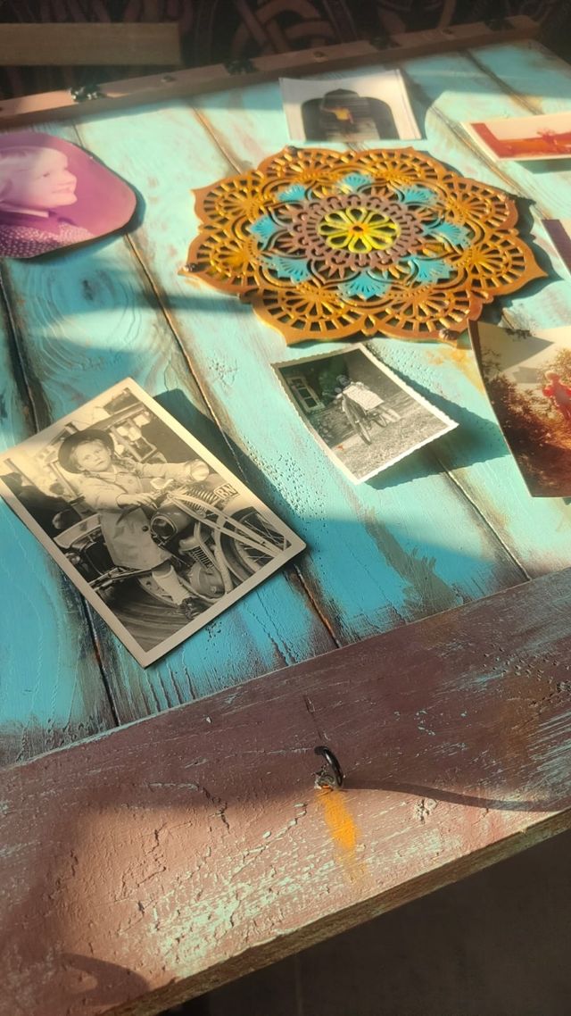 Colgador Fotos Madera.