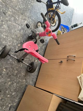 Triciclo infantil y bicicleta de equilibrio precio