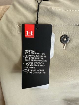 Pantalón Under Armour Beige Talla 34 Nuevo