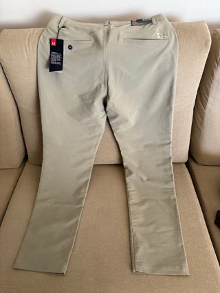 Pantalón Under Armour Beige Talla 34 Nuevo