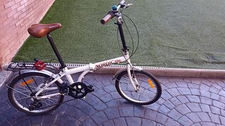 Bicicleta plegable Nordic Bike blanca