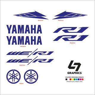 Kit Pegatinas Yamaha R1