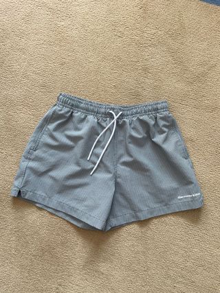 Bañador Abercrombie & Fitch Gris Rayas