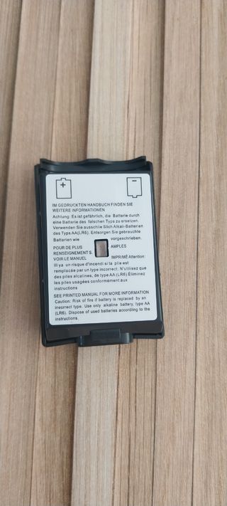 Tapa Batería Negra Mando Xbox 360