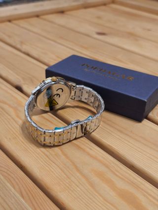 Reloj Poedagar Hombre Azul y Dorado