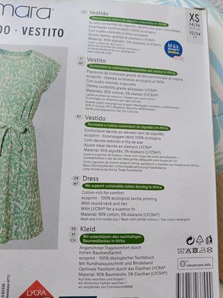 Vestido Esmara Verde Talla XS