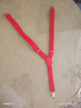 Tirantes para niño rojos