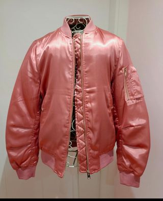 Cazadora Bomber Rosa Mango