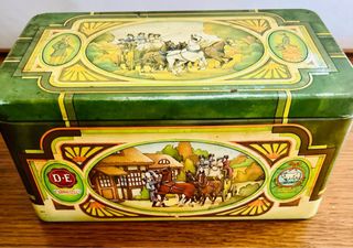 Set di 3 lattine da caffè vintage Douwe Egberts