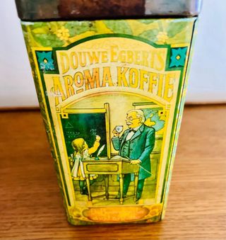 Set di 3 lattine da caffè vintage Douwe Egberts