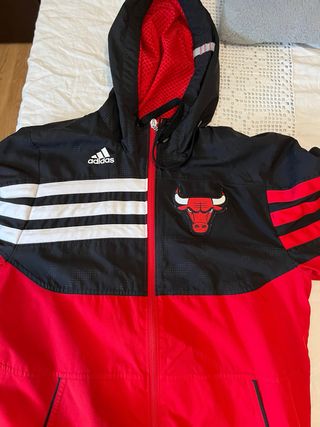 Chándal Adidas Chicago Bulls Negro/Rojo